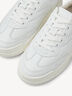 Leather Sneaker - white, WHITE, hi-res