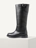 Leather Boots - black, BLACK LEATHER, hi-res