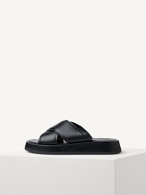 Slipper, BLACK, hi-res