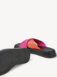 Lederpantolette - rosa, PINK COMB, hi-res