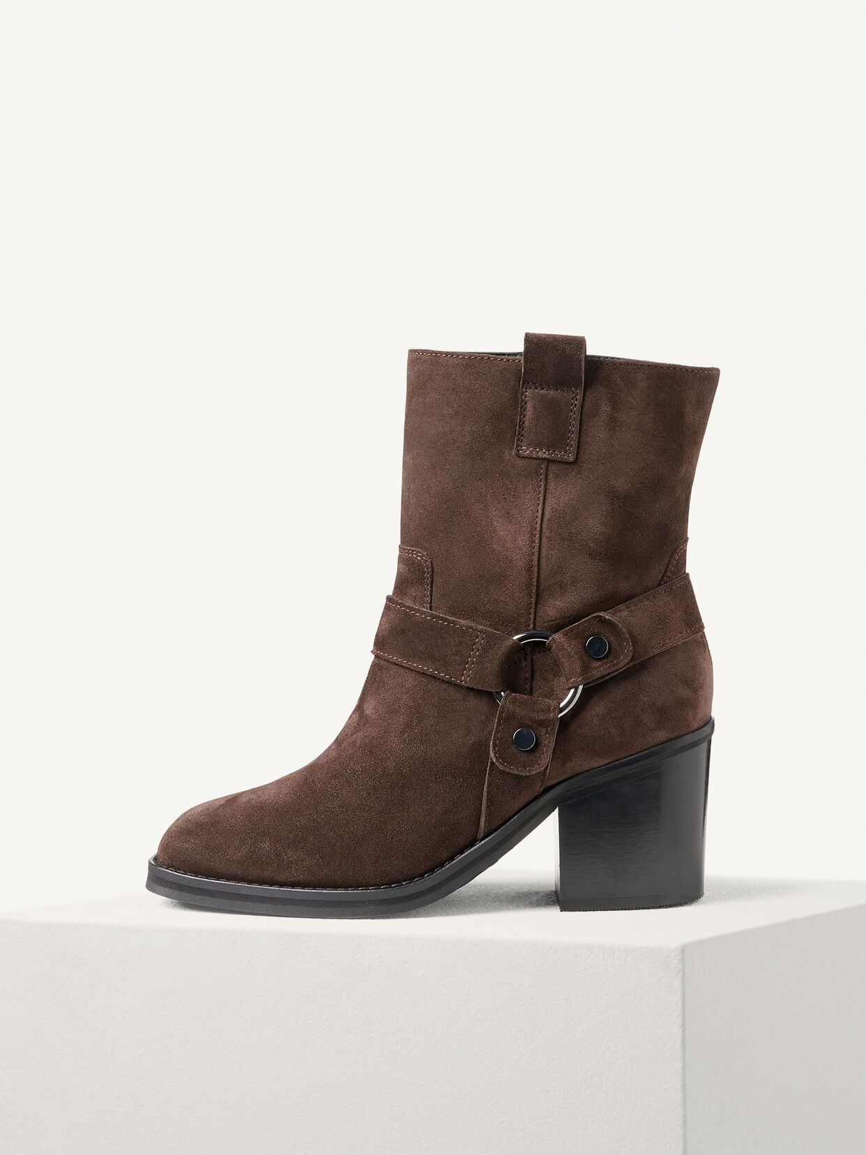 Lederstiefelette - braun, MOCCA, hi-res