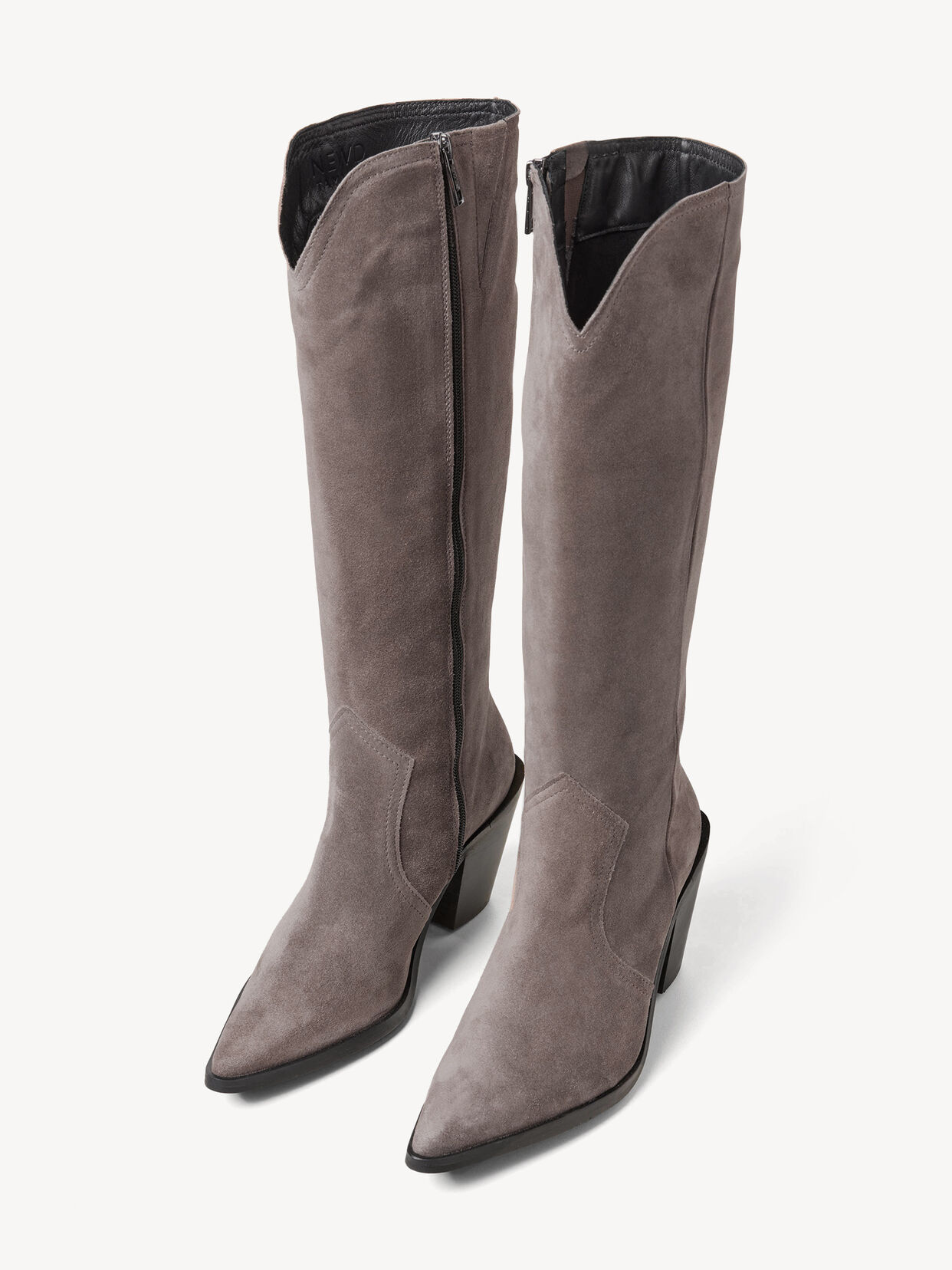 Lederstiefel - beige, TAUPE, hi-res