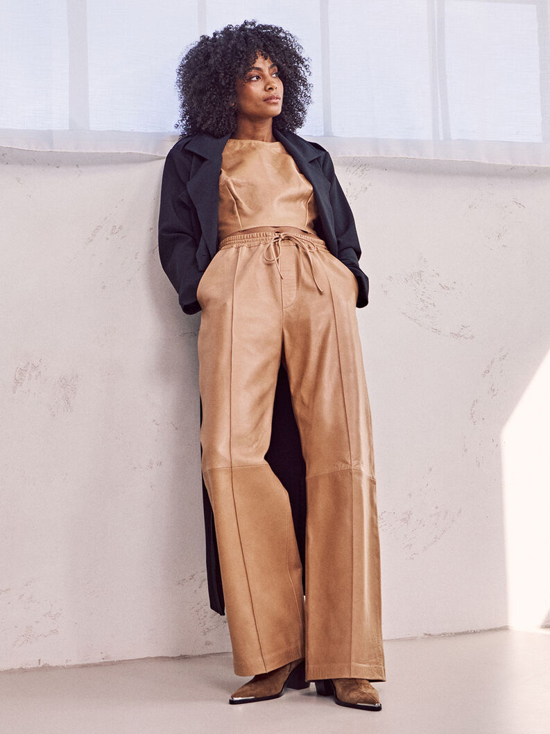 Lederstiefelette - braun, COGNAC, hi-res