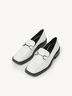 Leather Slipper - white, WHITE, hi-res