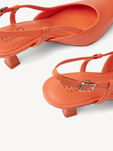 Lederslingpumps - orange, ORANGE, hi-res