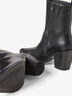 Leather Bootie - black, BLACK LEATHER, hi-res