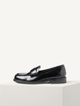 Lederslipper - schwarz, BLACK BRUSH, hi-res