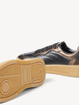 Ledersneaker - braun, BLACK/BRONCE, hi-res