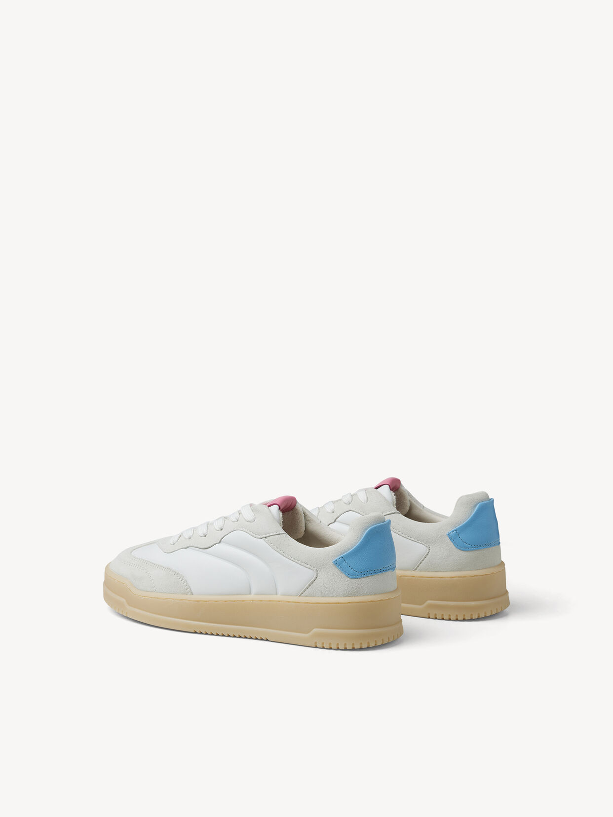 Ledersneaker - beige, WHITE COMB, hi-res