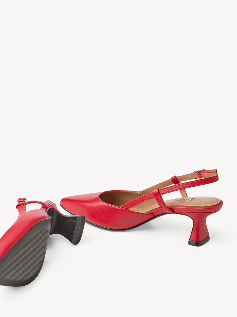 escarpin, RED, hi-res