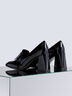 Leather Trotteur - black, BLACK PATENT, hi-res