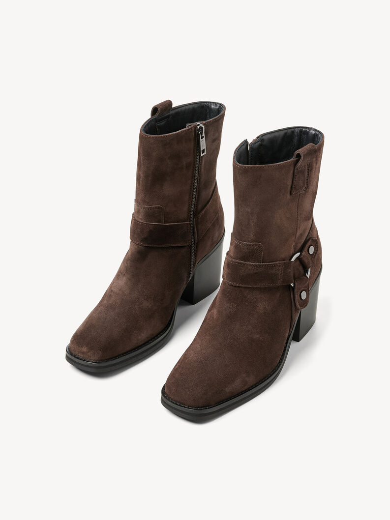 Lederstiefelette - braun, MOCCA, hi-res