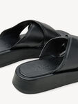 Lederpantolette - schwarz, BLACK, hi-res
