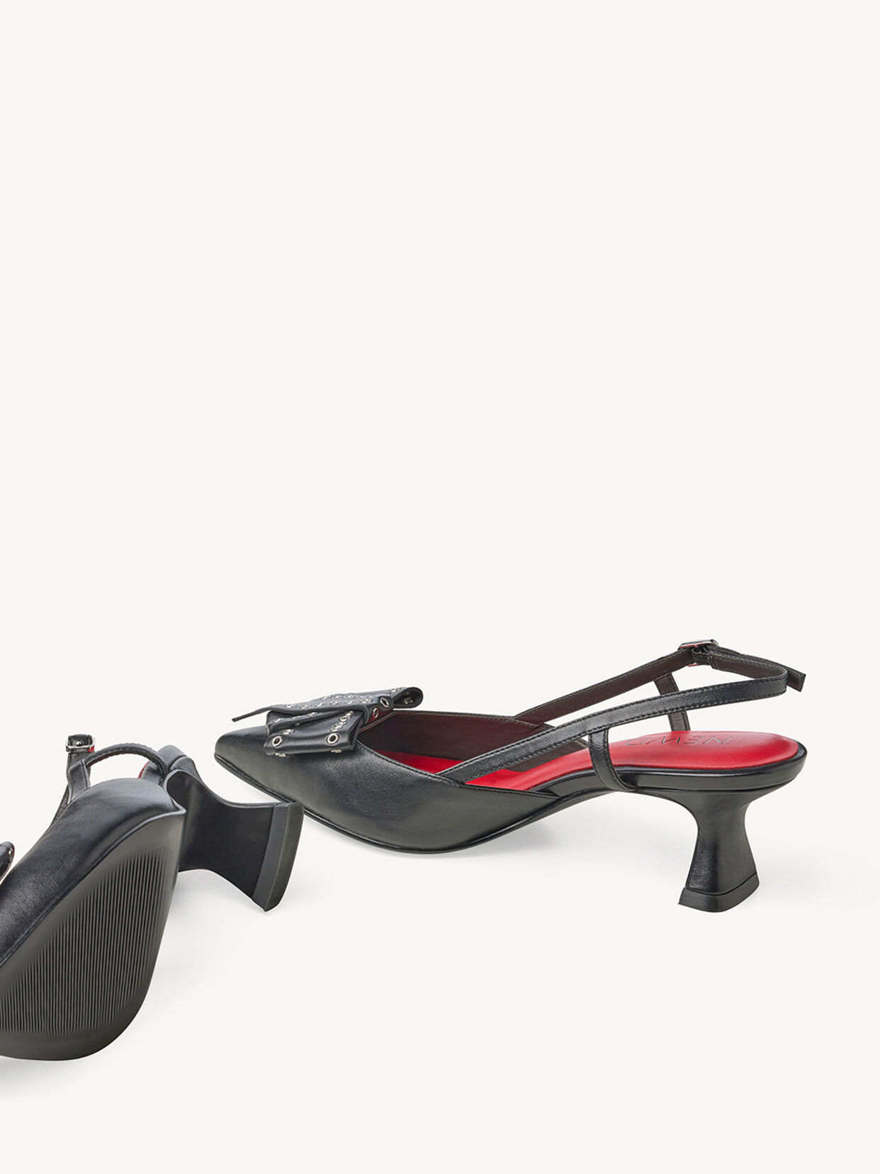 Slingpumps, BLACK, hi-res