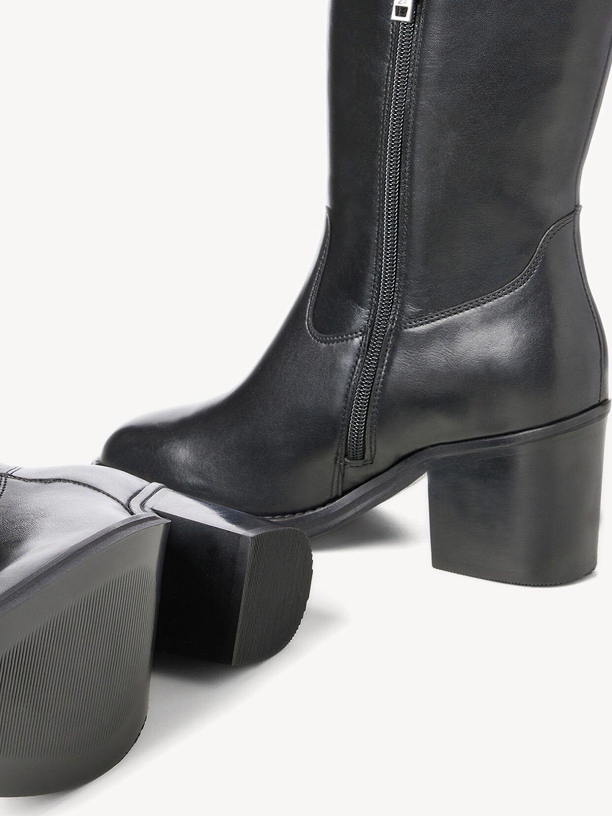 Lederstiefel - schwarz, BLACK LEATHER, hi-res