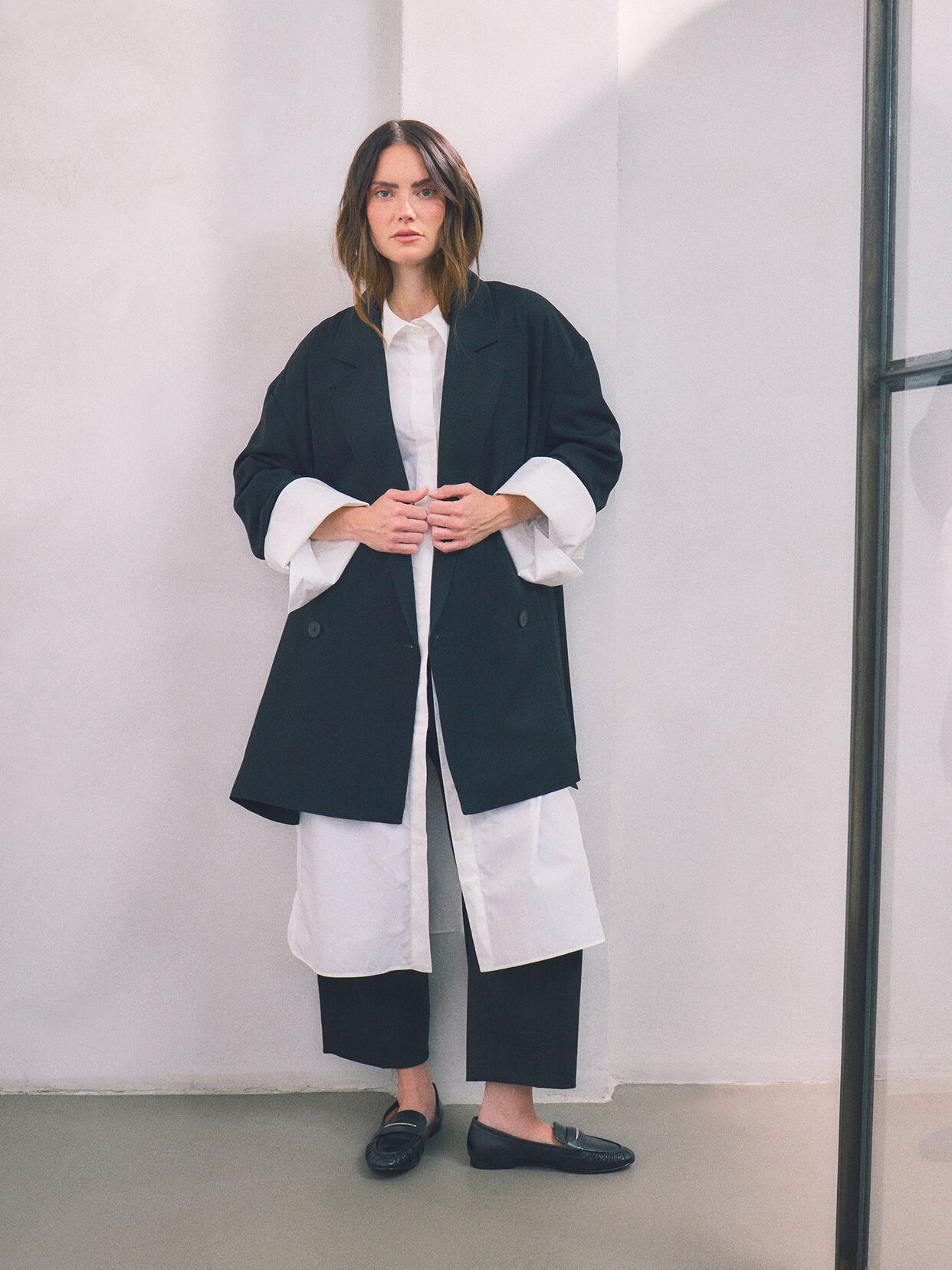 Slipper, BLACK, hi-res