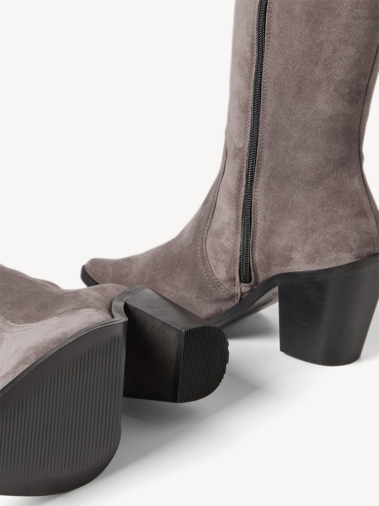 Lederstiefel - beige, TAUPE, hi-res