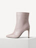 Leather Bootie - grey, LIGHT GREY, hi-res
