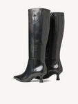 Lederstiefelette - schwarz, BLACK, hi-res