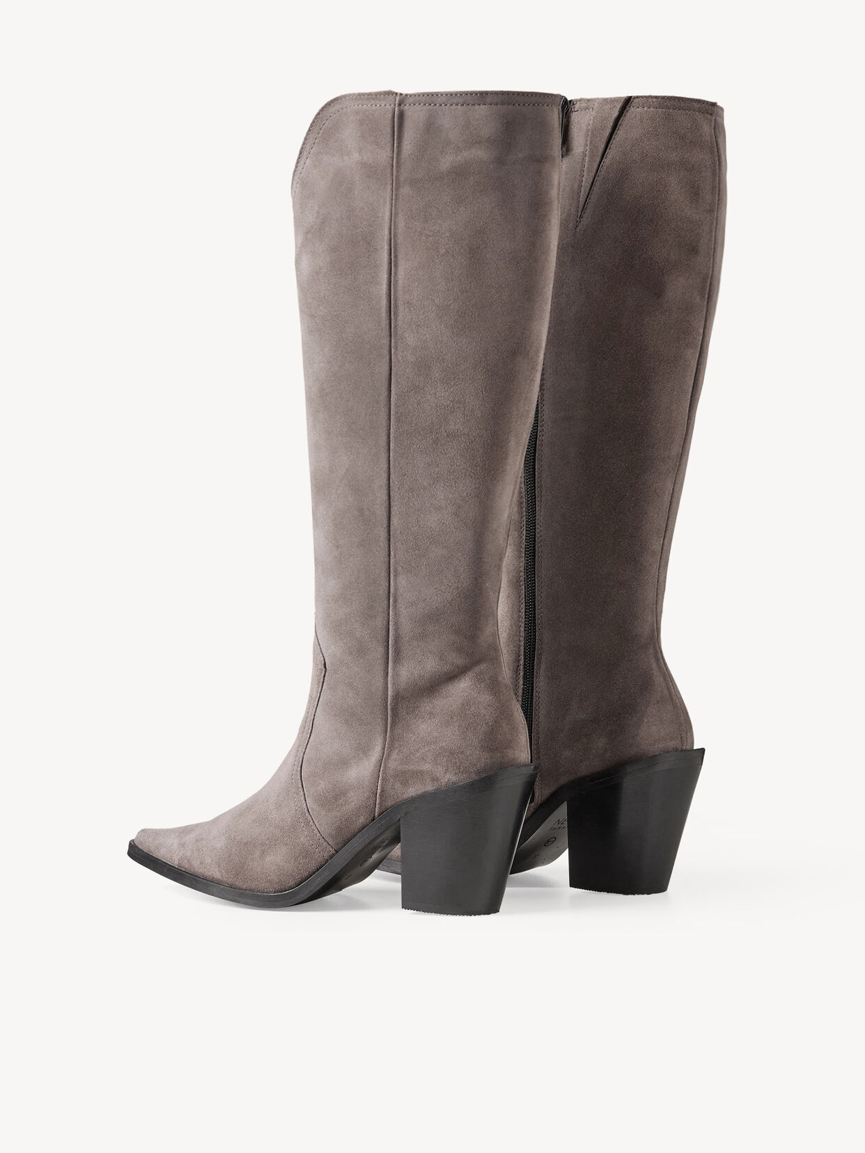 Lederstiefel - beige, TAUPE, hi-res