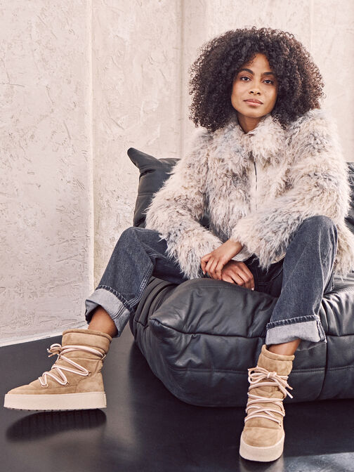 Bottine, beige, hi-res