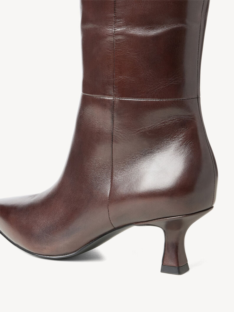 Leather Bootie - brown, MOCCA, hi-res