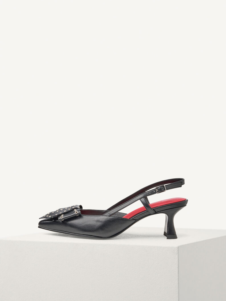sling pumps, BLACK, hi-res