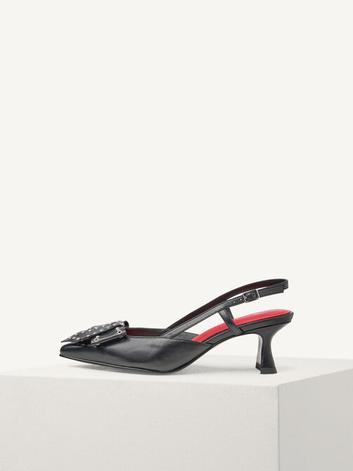 Slingpumps, BLACK, hi-res