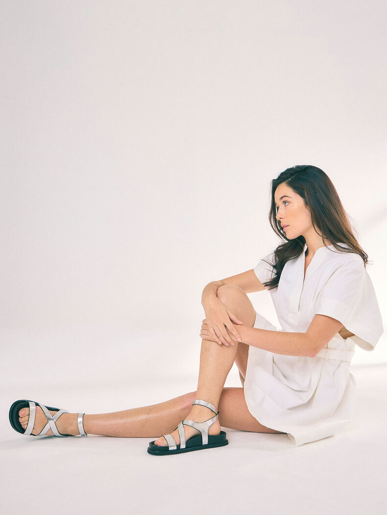 Sandale, SILVER, hi-res
