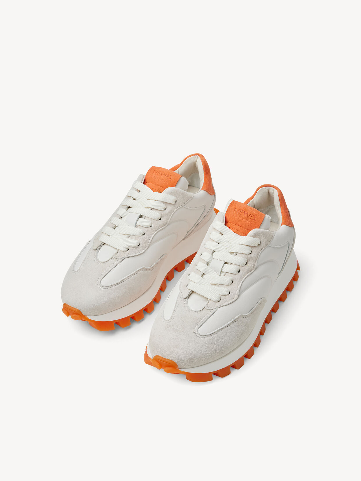 Ledersneaker - beige, IVORY COMB, hi-res