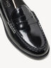 Leather Slipper - black, BLACK BRUSH, hi-res