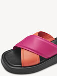 Lederpantolette - rosa, PINK COMB, hi-res