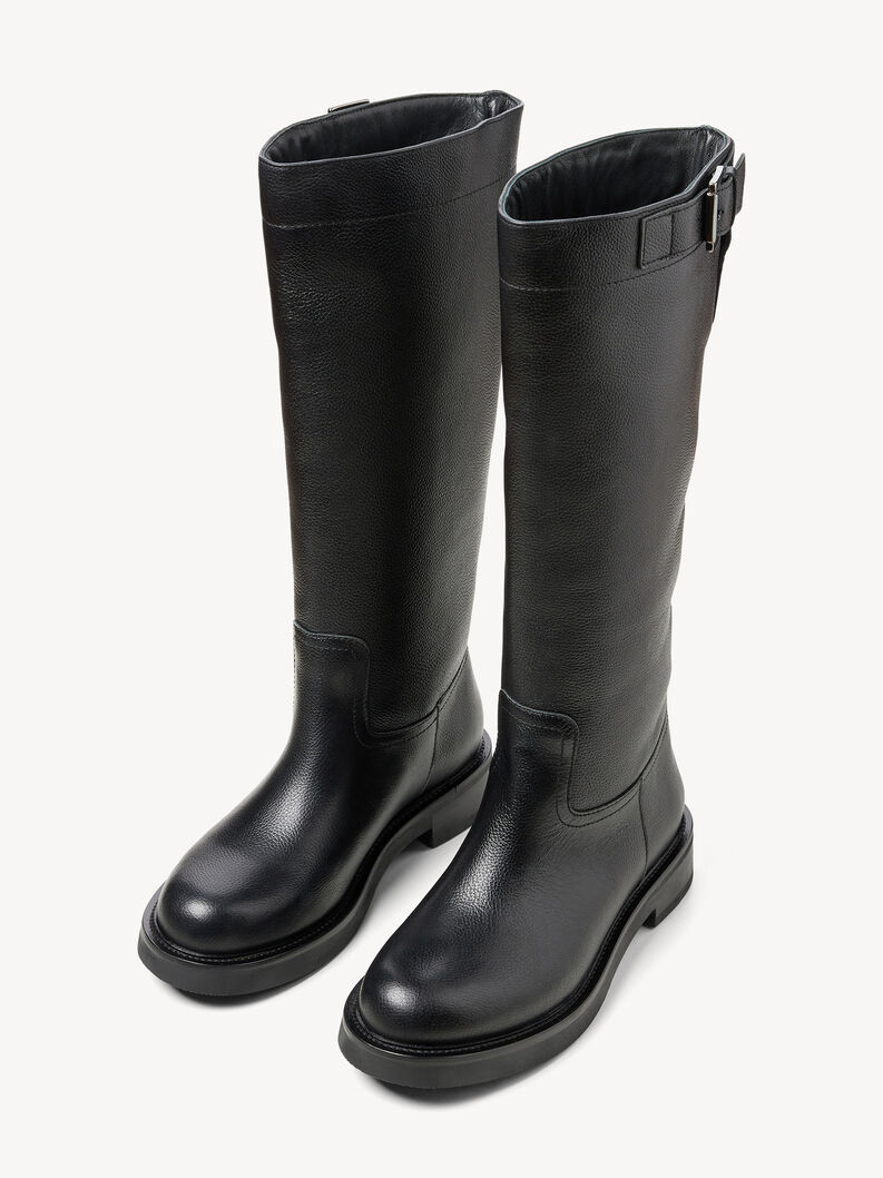 Lederstiefel - schwarz, BLACK LEATHER, hi-res