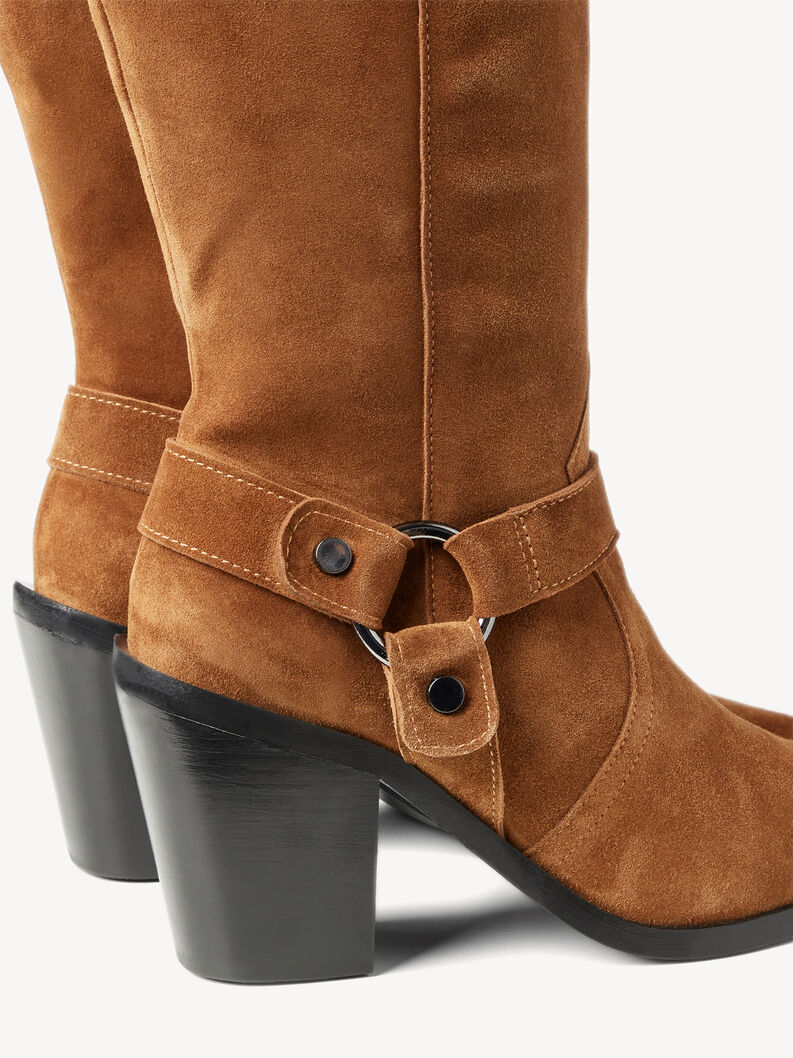 Leather Boots - brown, COGNAC, hi-res