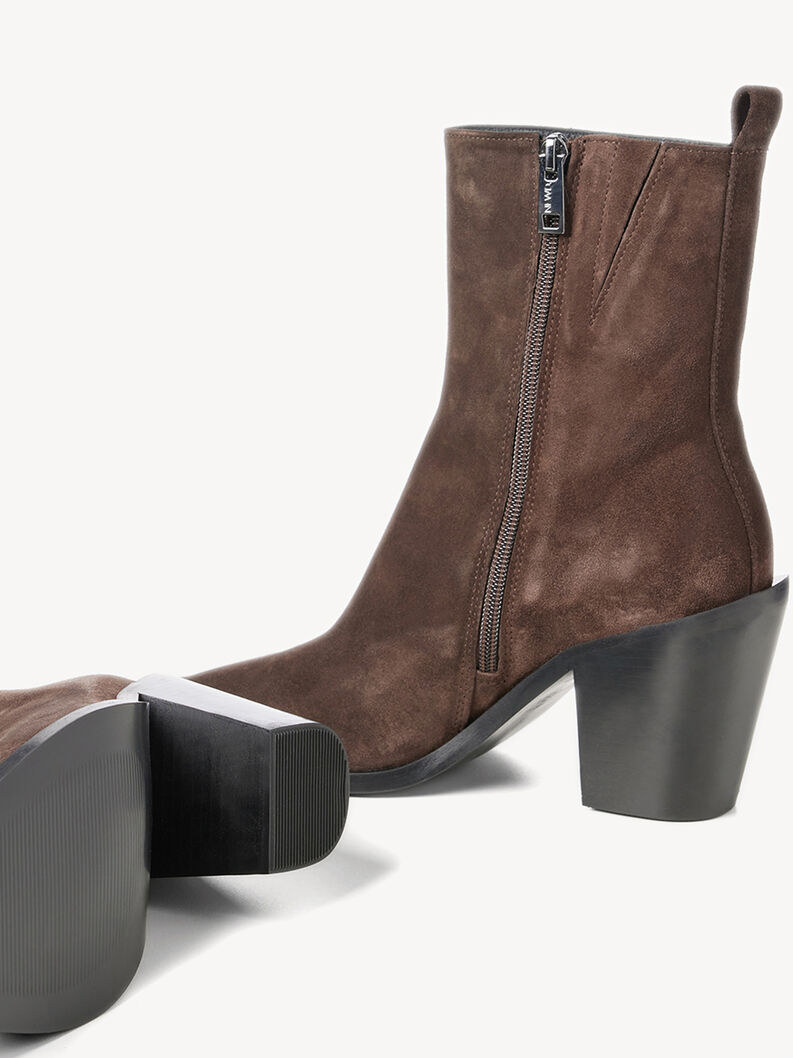 Lederstiefelette - braun, MOCCA, hi-res