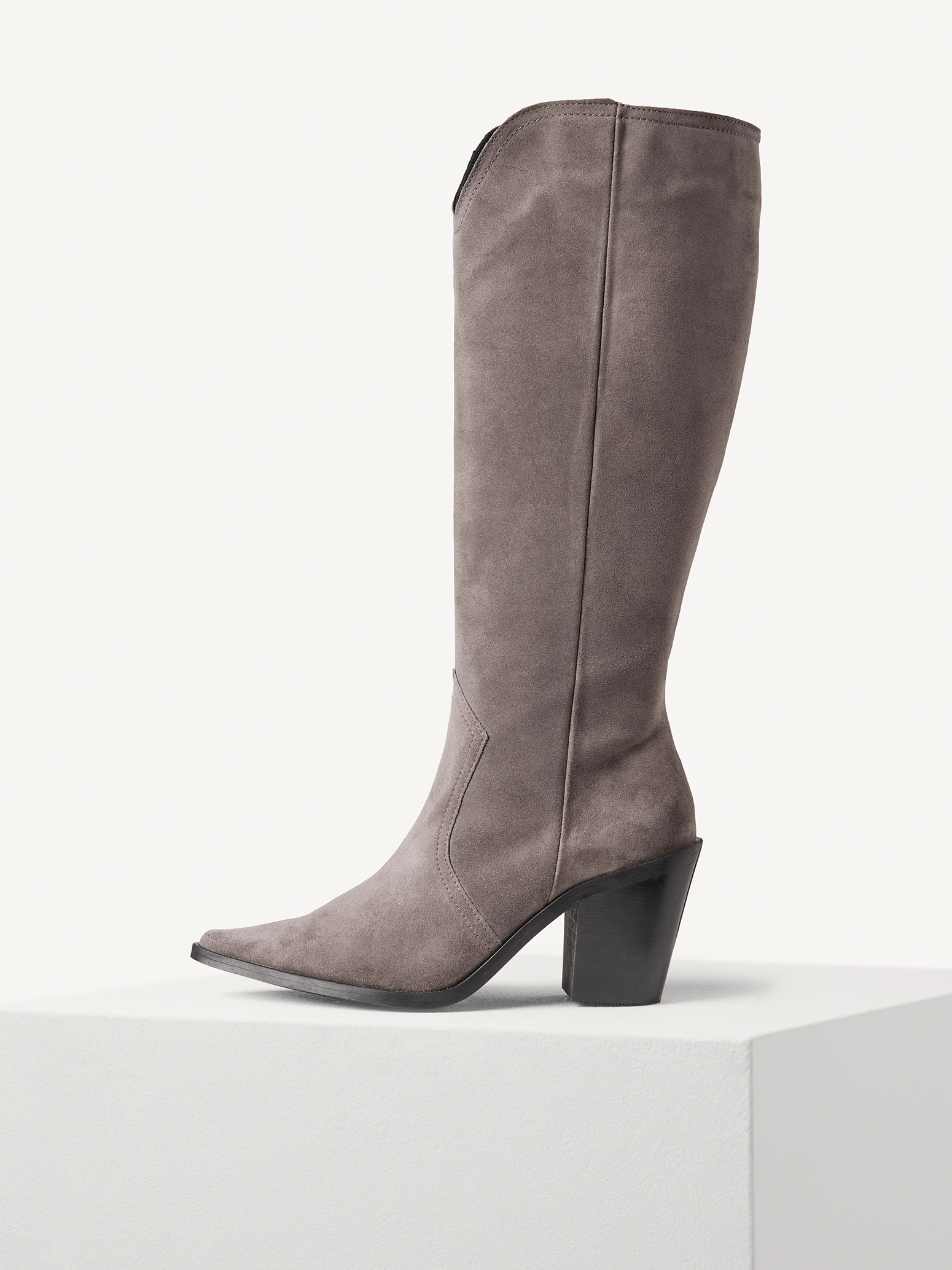 Leather Boots - beige